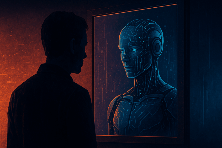 humano reflajándose en la ia
